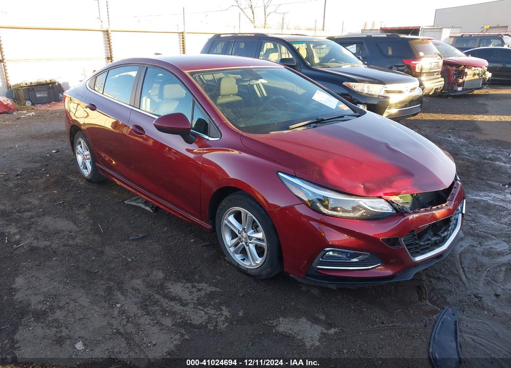 2016 CHEVROLET CRUZE LT AUTO VIN: 1G1BE5SM3G7262645