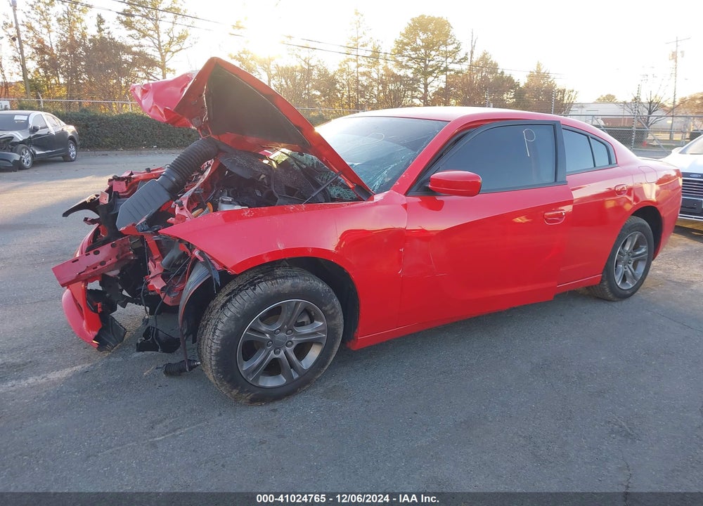 2022 DODGE CHARGER SXT RWD VIN: 2C3CDXBG8NH239887