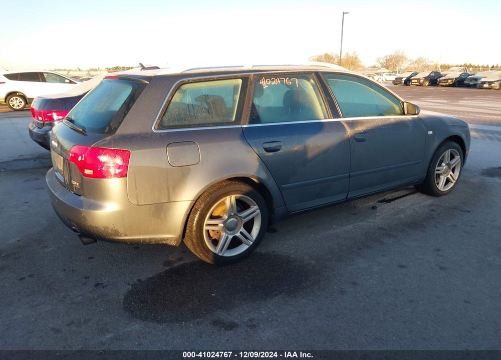 2006 AUDI A4 2.0T AVANT VIN: WAUKF78E46A270123