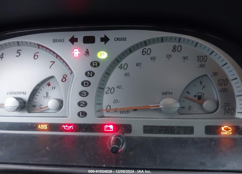 2004 TOYOTA CAMRY SE V6 VIN: 4T1BA32K24U016085