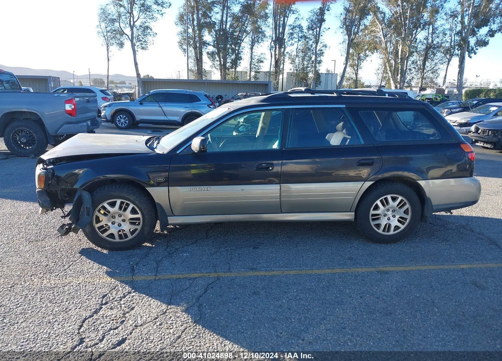 2002 SUBARU OUTBACK H6-3.0 L.L. BEAN EDITION VIN: 4S3BH806X27621678