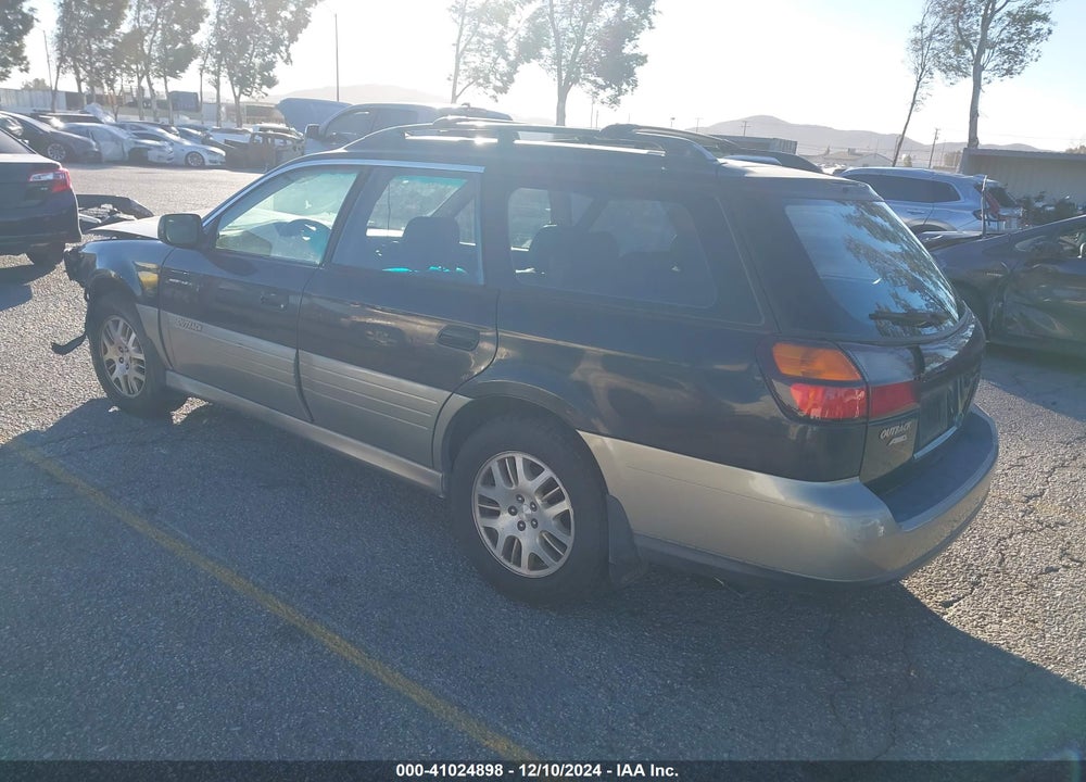 2002 SUBARU OUTBACK H6-3.0 L.L. BEAN EDITION VIN: 4S3BH806X27621678