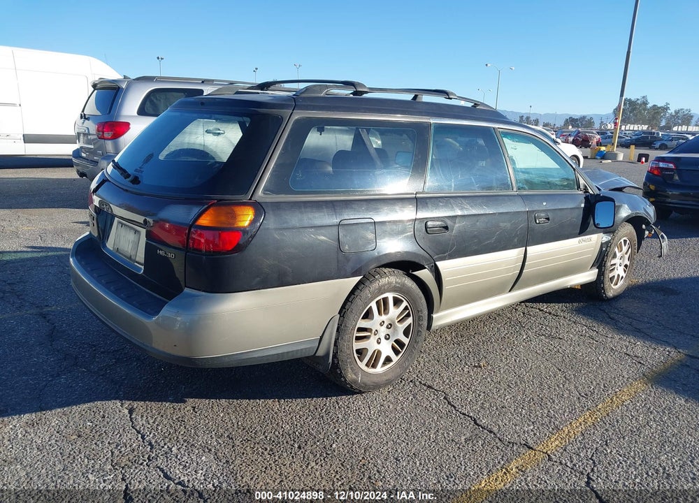 2002 SUBARU OUTBACK H6-3.0 L.L. BEAN EDITION VIN: 4S3BH806X27621678