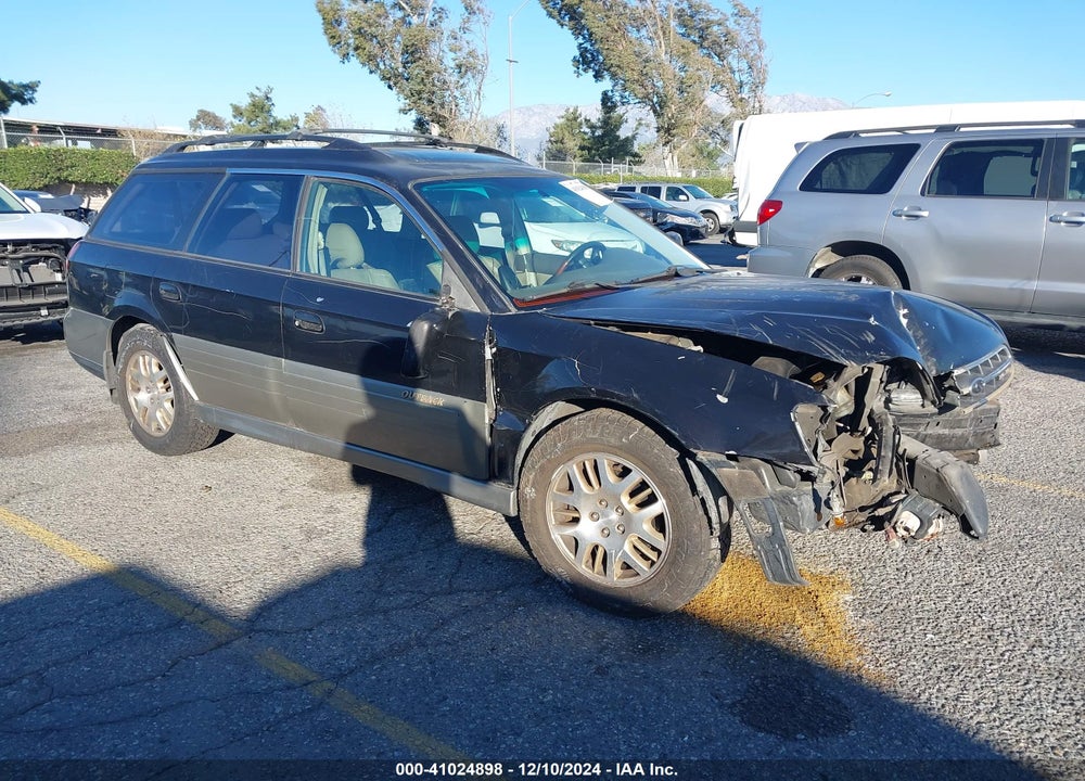 2002 SUBARU OUTBACK H6-3.0 L.L. BEAN EDITION VIN: 4S3BH806X27621678
