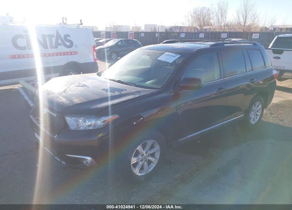 2013 TOYOTA HIGHLANDER SE V6 VIN: 5TDBK3EHXDS178312