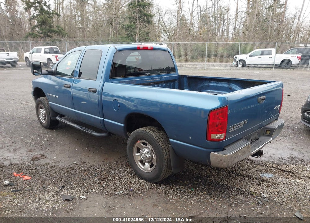 2004 DODGE RAM 2500 SLT/LARAMIE VIN: 1D7KU28D54J121774