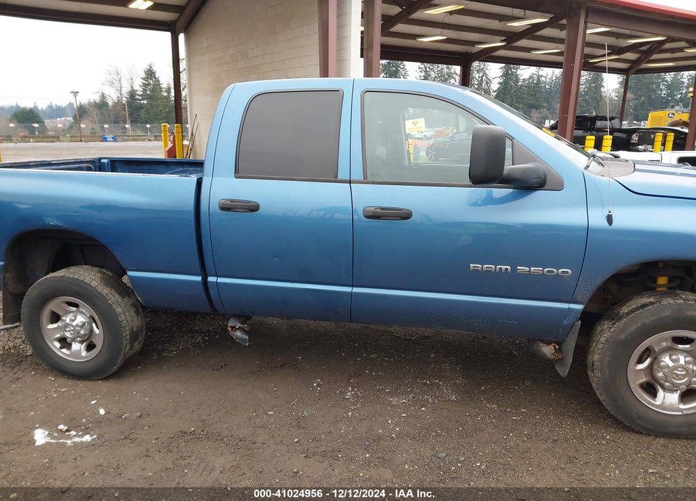 2004 DODGE RAM 2500 SLT/LARAMIE VIN: 1D7KU28D54J121774