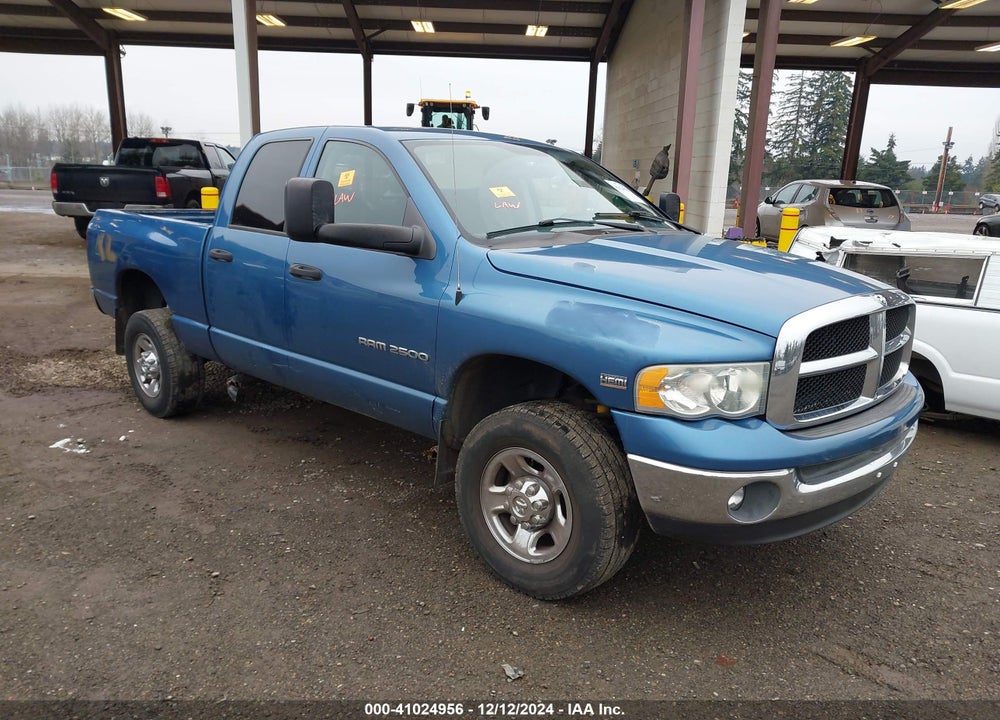 2004 DODGE RAM 2500 SLT/LARAMIE VIN: 1D7KU28D54J121774