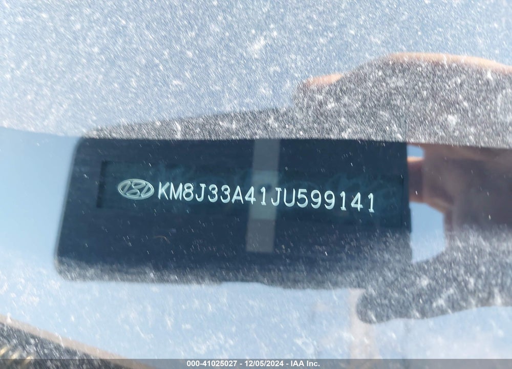 2018 HYUNDAI TUCSON SEL VIN: KM8J33A41JU599141