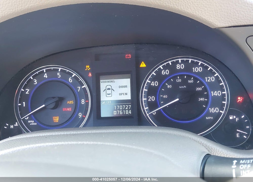 2013 INFINITI G37 JOURNEY VIN: JN1CV6AP3DM710301
