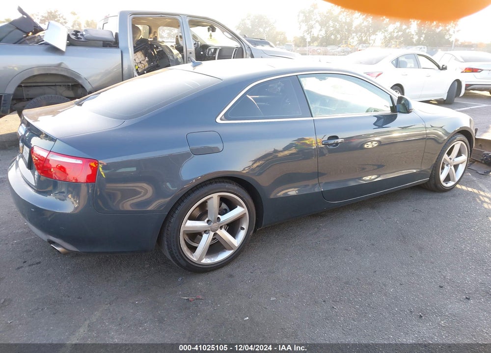 2009 AUDI A5 3.2L VIN: WAUDK78T49A022655