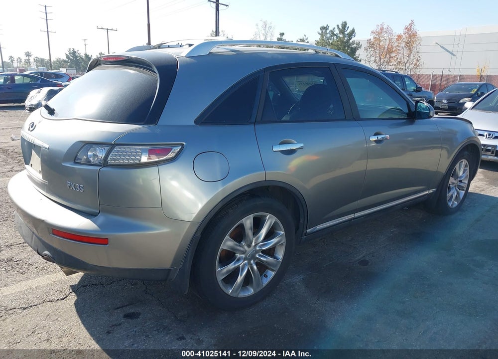 2008 INFINITI FX35 VIN: JNRAS08U78X103571