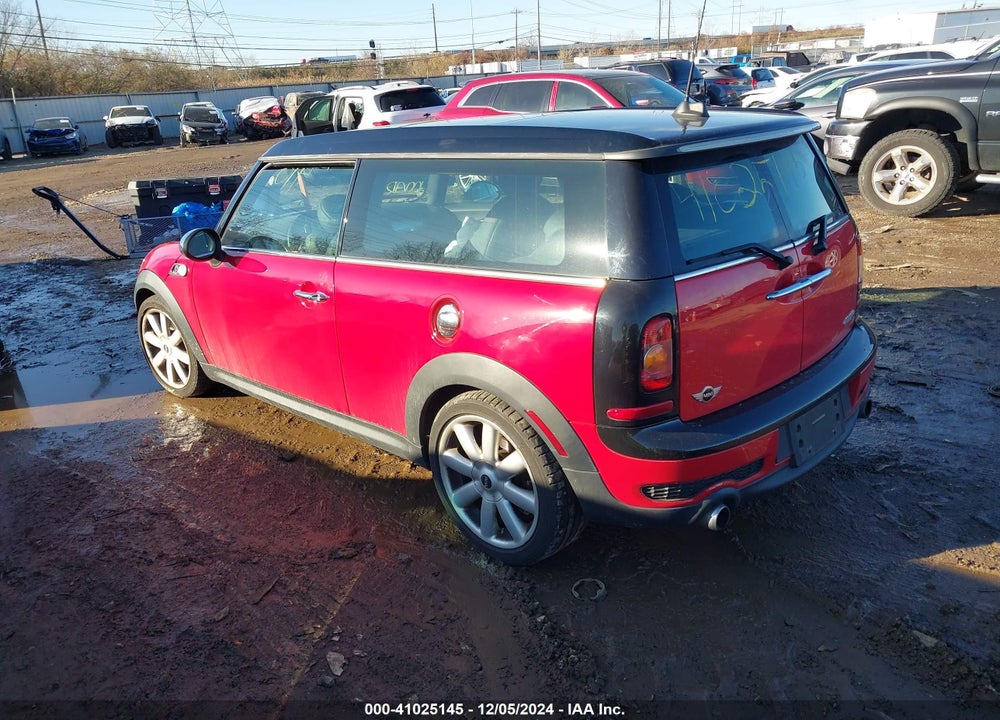 2008 MINI COOPER S CLUBMAN VIN: WMWMM33518TP89037