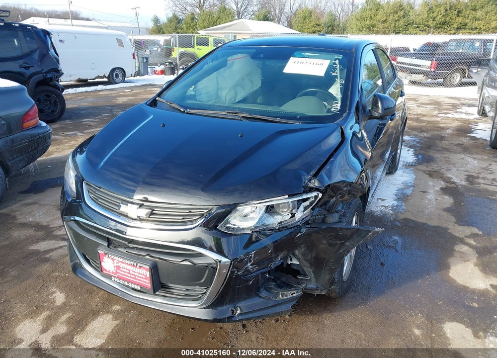 2017 CHEVROLET SONIC LT AUTO VIN: 1G1JD5SH3H4165899