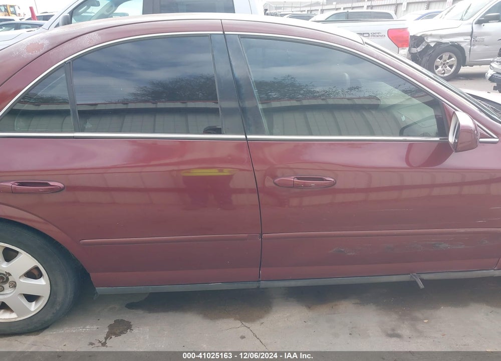 2001 LINCOLN LS V6 AUTO/V6 MANUAL VIN: 1LNHM86S91Y667839