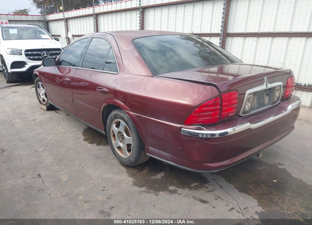 2001 LINCOLN LS V6 AUTO/V6 MANUAL VIN: 1LNHM86S91Y667839