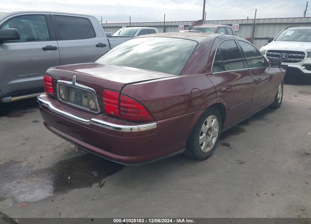 2001 LINCOLN LS V6 AUTO/V6 MANUAL VIN: 1LNHM86S91Y667839