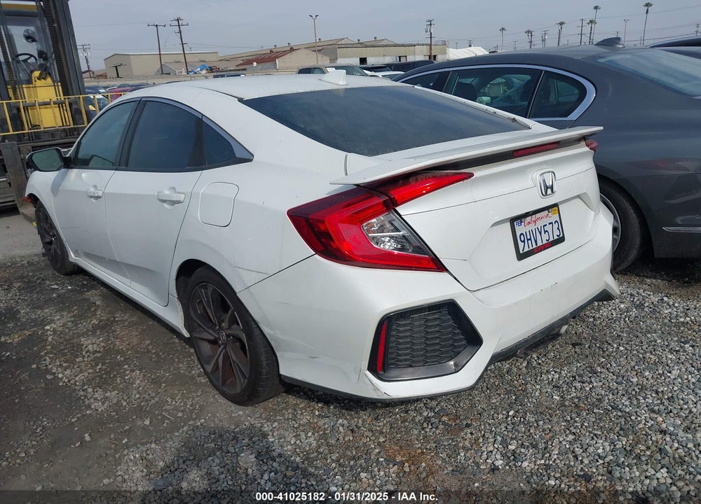 2018 HONDA CIVIC SI VIN: 2HGFC1E53JH701884