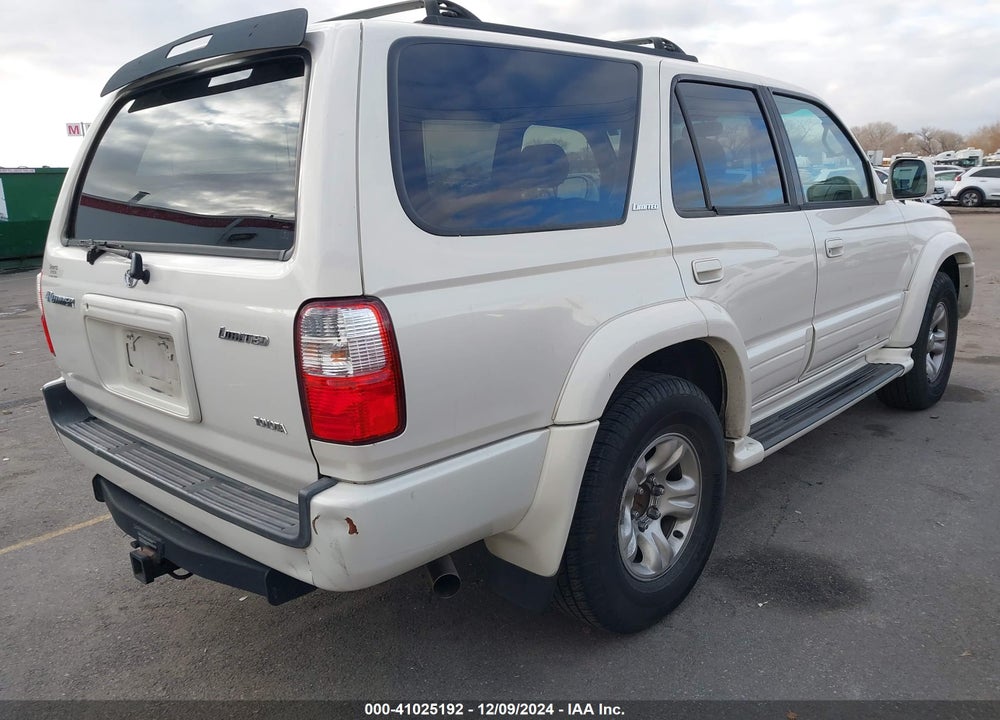2002 TOYOTA 4RUNNER LIMITED V6 VIN: JT3GN87R129001082