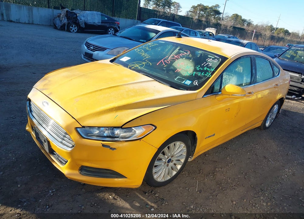 2015 FORD FUSION HYBRID SE VIN: 3FA6P0LUXFR176587