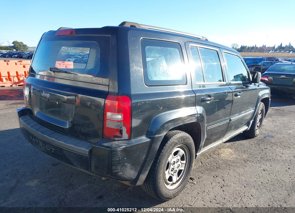 2010 JEEP PATRIOT SPORT VIN: 1J4NF2GB5AD592863