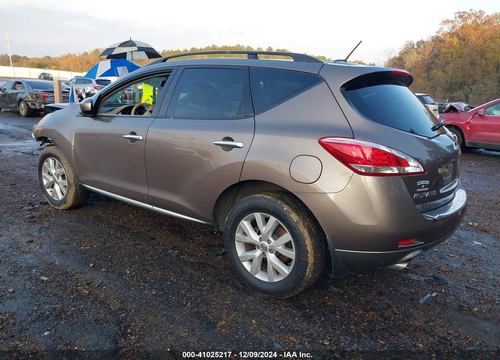 2011 NISSAN MURANO SL VIN: JN8AZ1MU5BW059188