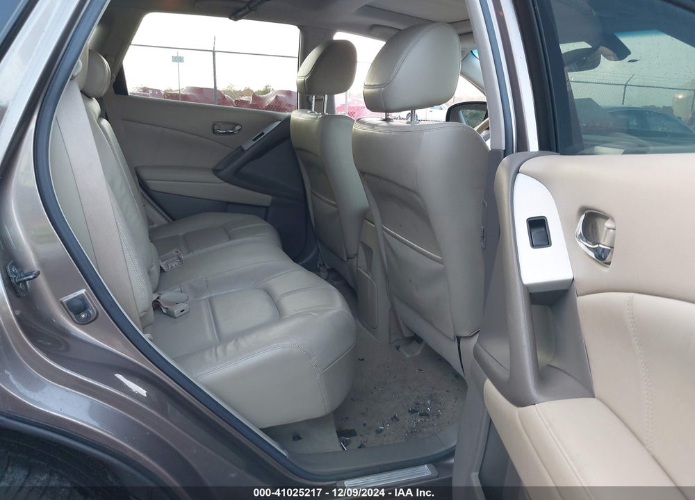 2011 NISSAN MURANO SL VIN: JN8AZ1MU5BW059188