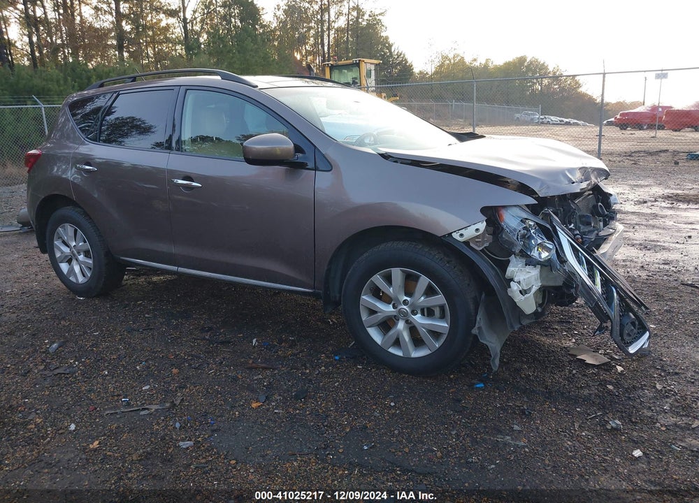 2011 NISSAN MURANO SL VIN: JN8AZ1MU5BW059188