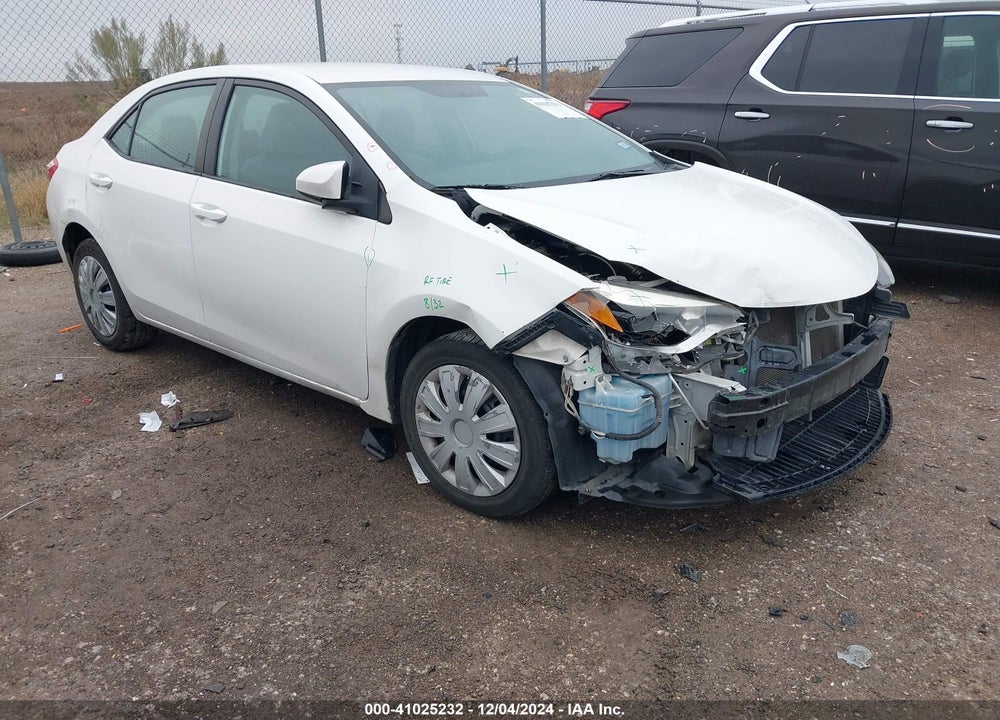 2016 TOYOTA COROLLA LE VIN: 5YFBURHE0GP554687
