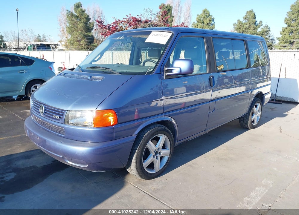 1999 VOLKSWAGEN EUROVAN MV VIN: WV2MH2702XH039584