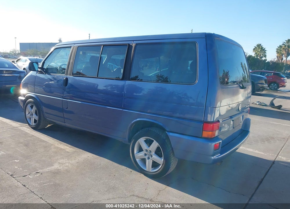 1999 VOLKSWAGEN EUROVAN MV VIN: WV2MH2702XH039584