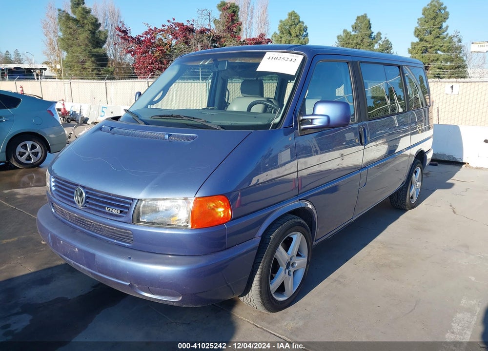 1999 VOLKSWAGEN EUROVAN MV VIN: WV2MH2702XH039584