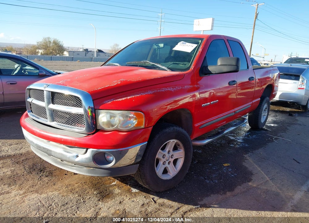 2002 DODGE RAM 1500 ST VIN: 3D7HU18N52G135296