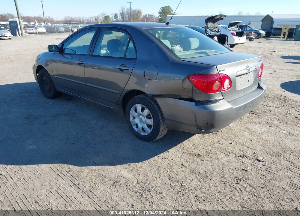 2006 TOYOTA COROLLA LE VIN: 2T1BR32E06C686340