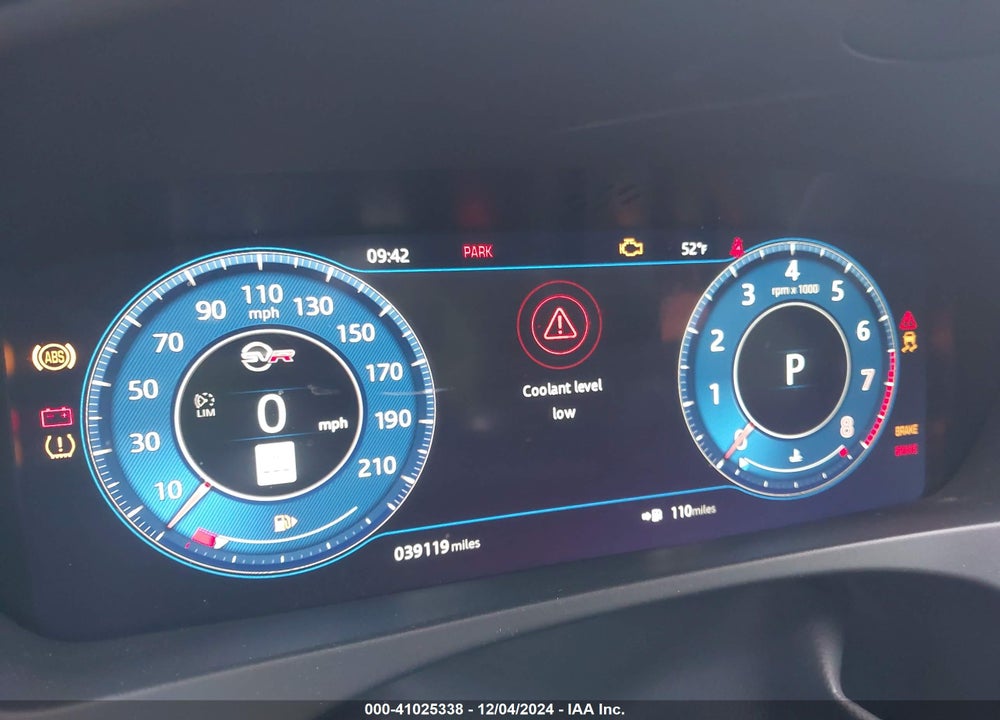 2019 JAGUAR F-PACE SVR VIN: SADCZ2EE5KA614479