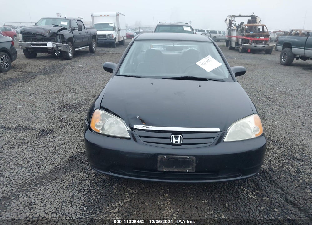 2002 HONDA CIVIC LX VIN: 1HGES15522L012759