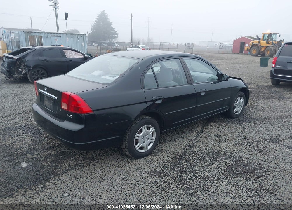 2002 HONDA CIVIC LX VIN: 1HGES15522L012759