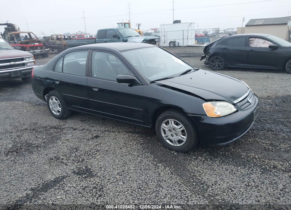 2002 HONDA CIVIC LX VIN: 1HGES15522L012759