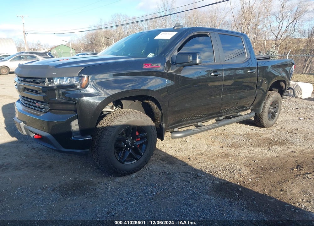 2021 CHEVROLET SILVERADO 1500 4WD SHORT BED LT TRAIL BOSS VIN: 1GCPYFELXMZ264387
