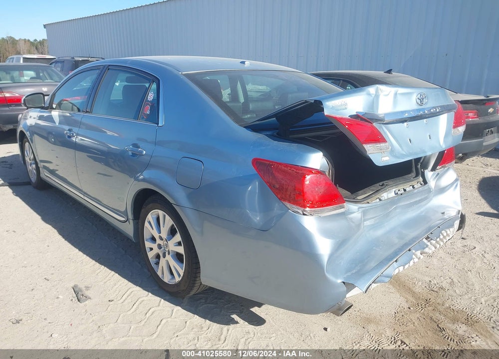 2011 TOYOTA AVALON VIN: 4T1BK3DB3BU395640