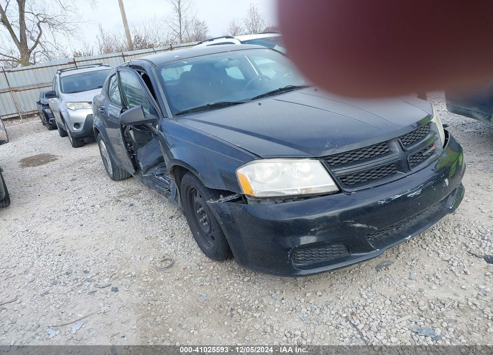 2013 DODGE AVENGER SE VIN: 1C3CDZAB5DN540947