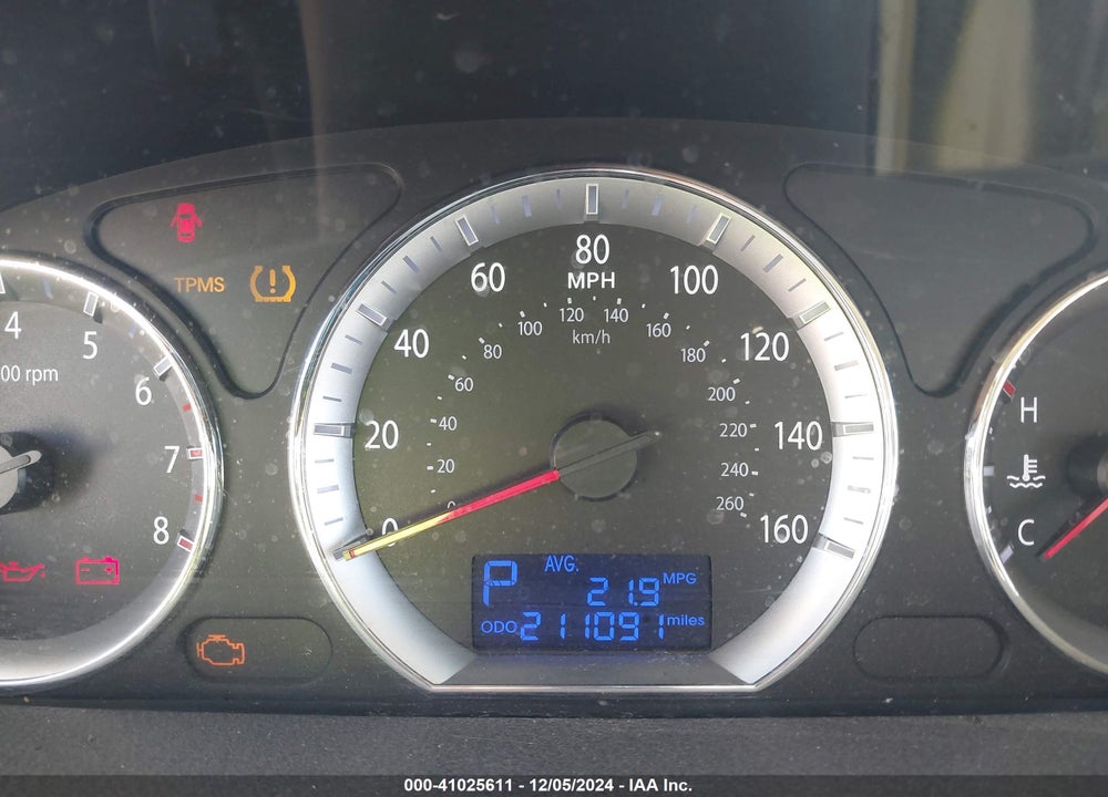 2009 HYUNDAI SONATA GLS VIN: 5NPET46C59H464343