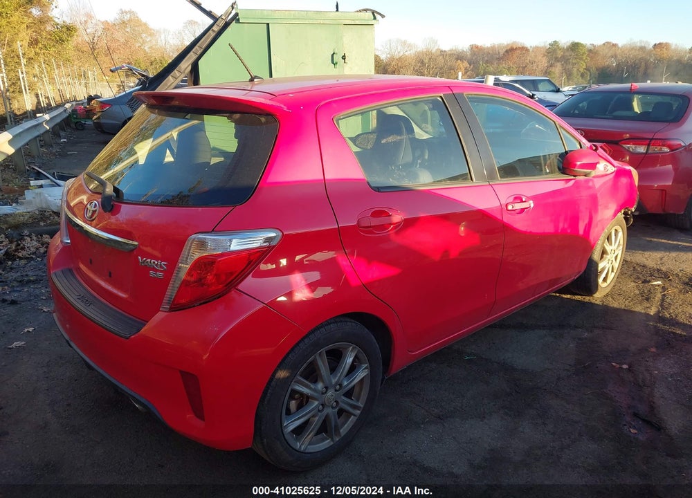 2013 TOYOTA YARIS SE VIN: JTDKTUD32DD572312