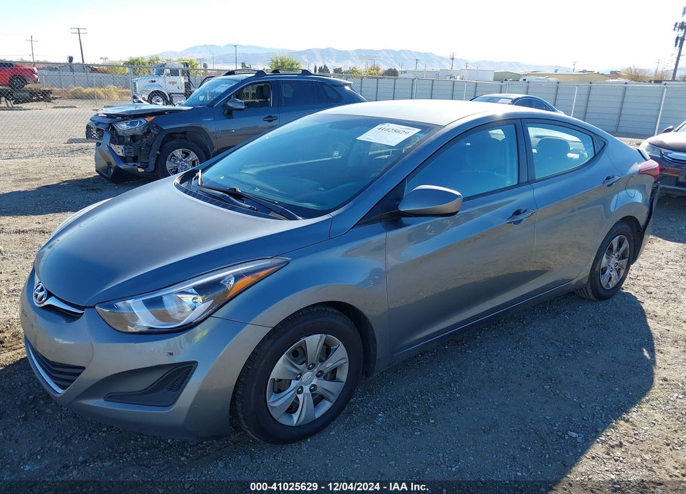 2016 HYUNDAI ELANTRA SE VIN: KMHDH4AE3GU622165