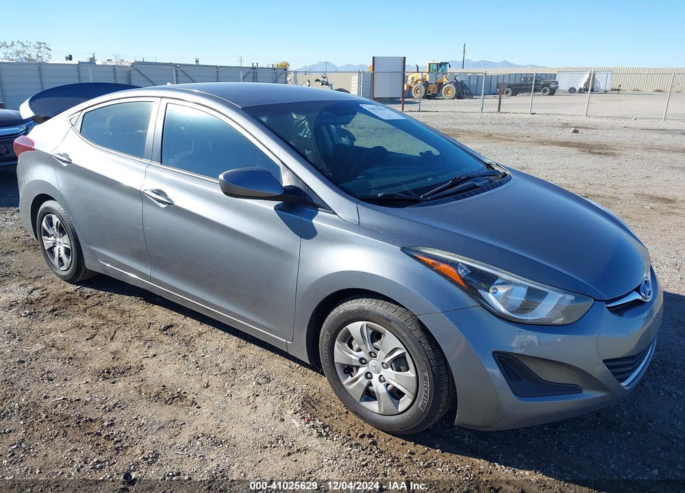2016 HYUNDAI ELANTRA SE VIN: KMHDH4AE3GU622165