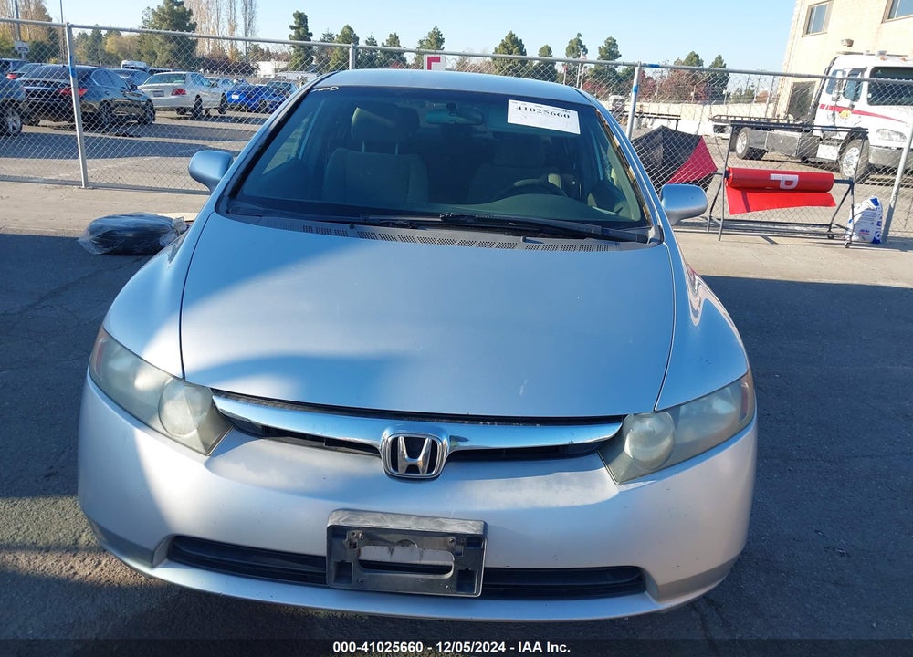 2006 HONDA CIVIC LX VIN: 1HGFA165X6L066631