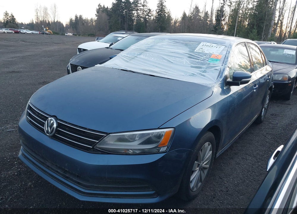 2015 VOLKSWAGEN JETTA 1.8T SE VIN: 3VWD17AJ1FM295627