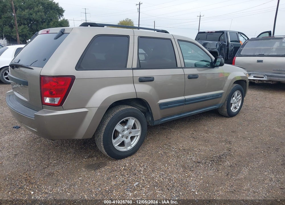 2005 LAREDO JEEP GRAND CHEROKEE VIN: 1J4GS48K45C671144