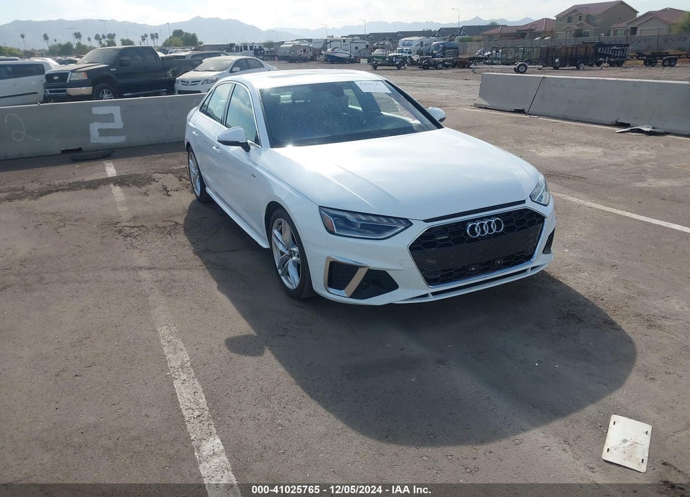 2023 AUDI A4 PREMIUM PLUS 45 TFSI S LINE QUATTRO S TRONIC VIN: WAUEAAF48PN015407