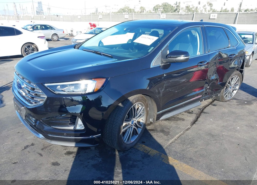 2019 FORD EDGE TITANIUM VIN: 2FMPK3K92KBB61808